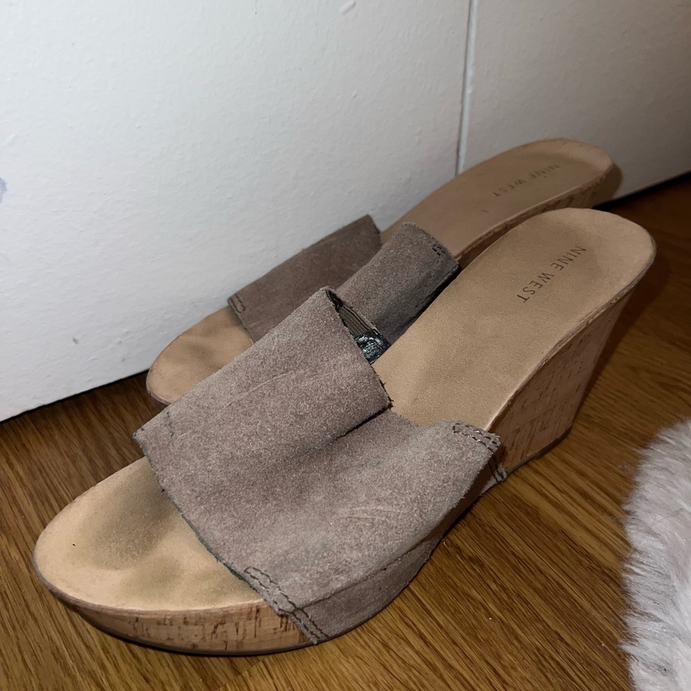 Nine Wes wedge sandal